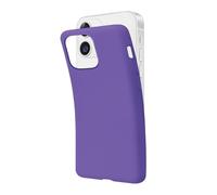 SBS Cover per iPhone 12/12 Pro Viola Pantone 2088 C, Custodia Morbida e Flessibile Antigraffio, Cover Sottile e Comoda da Tenere in Tasca, Custodia Compatibile con Ricarica Wireless