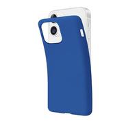 SBS Cover per iPhone 12 Mini Blu Deep Sea Pantone 7685 C, Custodia Morbida e Flessibile Antigraffio, Cover Sottile e Comoda da Tenere in Tasca, Custodia Compatibile con Ricarica Wireless