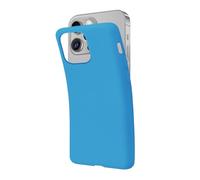 SBS Cover per iPhone 12 Pro Max Azzurro Cerulean Pantone 2191 C, Custodia Morbida e Flessibile Antigraffio, Cover Sottile e Comoda da Tenere in Tasca, Custodia Compatibile con Ricarica Wireless