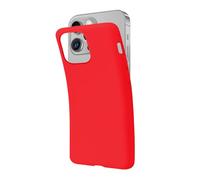 SBS Cover per iPhone 12 Pro Max Rosso Pantone 185 C, Custodia Morbida e Flessibile Antigraffio, Cover Sottile e Comoda da Tenere in Tasca, Custodia Compatibile con Ricarica Wireless