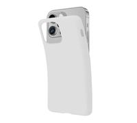 SBS Cover per iPhone 13 Pro Max Bianco Snow Pantone White, Custodia Morbida e Flessibile Antigraffio, Cover Sottile e Comoda da Tenere in Tasca, Custodia Compatibile con Ricarica Wireless