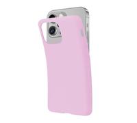 SBS Cover per iPhone 13 Pro Rosa Light Pink Pantone 516 C, Custodia Morbida e Flessibile Antigraffio, Cover Sottile e Comoda da Tenere in Tasca, Custodia Compatibile con Ricarica Wireless