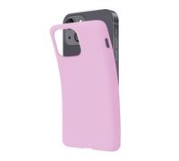 SBS Cover per iPhone 14 Rosa Light Pink Pantone 516 C, Custodia Morbida e Flessibile Antigraffio, Cover Sottile e Comoda da Tenere in Tasca, Custodia Compatibile con Ricarica Wireless