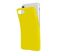 SBS Cover per iPhone SE 2022/SE 2020/8/7 Giallo Pantone 395 C, Custodia Morbida e Flessibile Antigraffio, Cover Sottile e Comoda da Tenere in Tasca, Custodia Compatibile con Ricarica Wireless