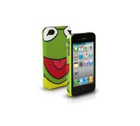 SBS Custodia Rigida in PVC per iPhone 4/4S, Soggetto Big Face Kermit, Verde
