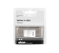 Ekon Schornsteine Filtro ADSL Ectelrj11split1f2f – Splitter RJ11 per telefono, router, modem