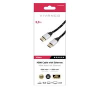 Sbs - Highspeed Hdmi Cabel With Ethernet 3,0 M-nero SBS