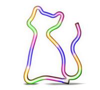 SBS Insegna Luminosa a LED "Meow In Color" con effetto neon per interni
