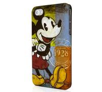 SBS IP1430EU Custodia Rigida in PVC per iPhone 4/4S, Soggetto Mickey Mouse, Azzu
