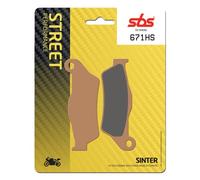 PASTIGLIE FRENO SINTERIZZATE MOTOCICLI SBS 671 HS 65.66715/0