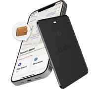 SBS - Localizzatore ultra slim di oggetti compatibile con Apple Find My Nero