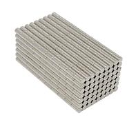 SBS® - Magnete al neodimio/supermagnete Ø 5 x 5 mm, forza di tenuta 0,9 kg, confezione da 50