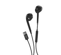 Music Hero auricolari a filo USB-C, cuffiette USB-C, comandi integrati, microfono, semi in-ear, nero