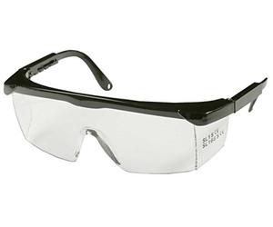 SBS® Occhiali protettivi | nero | stanghette regolabili | con protezione ottimale frontale e laterale | occhiali di protezione da lavoro | CE EN166