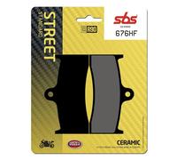 Sbs Pastiglie Dei Freni In Ceramica Hi-tech Scooter 676hf Carbon
