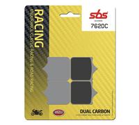 Sbs Pastiglie Freno Organiche Dual Racing 762dc Carbon