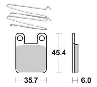 SBS - Pastiglie Freno Sbs 188hf