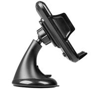 SBS Portacellulare da parabrezza o cruscotto per iPhone, Samsung, Xiaomi, Oppo fino a 6", supporto per cellulari con sgancio rapido, orientabile a 360°
