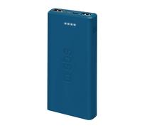 SBS Power Bank 10000 mAh Ricarica Rapida 2 Porte USB A Ciano