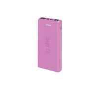 SBS Powerbank 10000mAh Rosa Ricarica Rapida 2 USB per Smartphone e Tablet