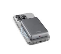 SBS TEBB10000MAGSLIM batteria portatile 10000 mAh Carica wireless Grigio