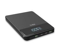 SBS PowerBank Laptop 20K SLIM, 20.000mAh, Power Delivery 100W, Adaptive Fast Charge (AFC), Display LCD, USB-C, USB-A, Caricabatterie per Apple, Samsung, Tablet, Notebook, Smartphone, MacBook, Ipad