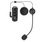 SBS Sistema di comunicazione Bluetooth per moto - Intercom Headset 10 ore di autonomia Eco, anti-vento, radio FM, resistente all'acqua - vivavoce radio