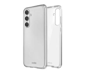 SBS Skinny Case - Cover per Samsung S25 - Compatibile Ricarica Wireless, Slim Design 0.3mm, Flessibile e Resistente, Protezione da Urti e Graffi, Protezione Fotocamere, Materiale TPU, Trasparente