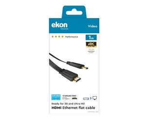 Sbs Spa Cavo Flat Hdmi Ecvhdmi10flat Nero