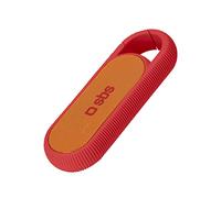 SBS Speaker wireless compatto da 2W, batteria da 300 mAh e gancio per cintura, cavo USB per ricarica incluso, colore rosso