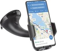 SBS Portacellulare da parabrezza o cruscotto per iPhone, Samsung, Xiaomi, Oppo fino a 6", supporto per cellulari con sgancio rapido, orientabile a 360°