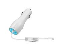 SBS TACARTUBE2AW Caricabatteria da Auto 12/24V 2100 mAh, Connettore Lightning per iPad, Nero