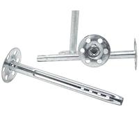 SBS - Tassello piatto, in metallo, supporto isolante,diametro 8 mm, lunghezze 60/80/110/140/170 mm, 20 pezzi
