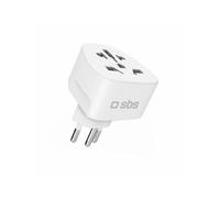 Sbs - Adattatore Da Presa Muro Svizzera A Universale-bianco SBS