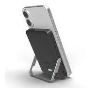 Power bank battery pack 5.000 mAh wireless con supporto stand integrato e LCD