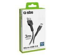SBS TECABLEMICRO3K CAVO DATI USB 2.0 A MICRO USB