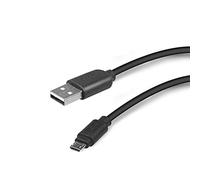 SBS Cavo dati USB 2.0 a MICRO USB, Spiralato 1m, Nero