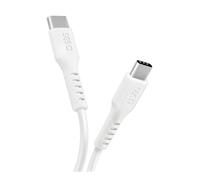 SBS Cavo USB-C 1 Metro, Tecnologia Power Delivery (PD), Supporta fino a 25W, Cavo Antigroviglio, Ricarica e Trasferimento Dati 480Mbit/s, Compatibile con Dispositivi USB-C, Bianco