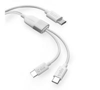 SBS - TECABLETCC2IN1 - cavo USB 1,5 m USB C - Bianco