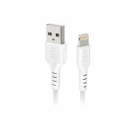 SBS TECABLEUSBI589WH cavo Lightning 1 m Bianco