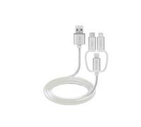 SBS TECABLEUSBIP531W cavo USB 1,2 m USB A Micro-USB B Bianco