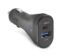 SBS Caricabatterie da auto Type-C - USB da 3100 mAh