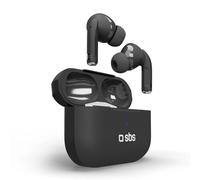 SBS Air Kab Max Auricolare True Wireless Stereo (TWS) In-ear Musica e Chiamate Bluetooth Nero