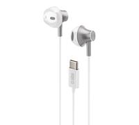 SBS TEEARTYCMETW AURICOLARI SEMI IN-EAR IN METALLO USB-C BIANCO