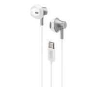 SBS TEEARTYCMETW AURICOLARI SEMI IN-EAR IN METALLO USB-C BIANCO