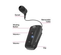 Auricolari microfono bluetooth Sbs TEROLLCLIPBTK MULTIPOINT Con Filo A