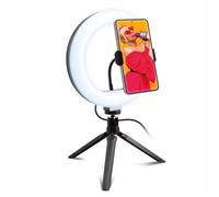 Anello LED con treppiede per video e foto