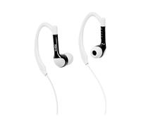 SBS Auricolare in-Ear con conettore Jack 3.5mm, Archetti per le Orecchie, Microfono e Tasto di Risposta, giallo e nero