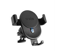 SBS Supporto da auto con ricarica wireless 10W e blocco di gravità
