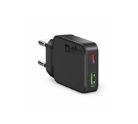 SBS Mobile Caricabatterie TETRGANUSBTC45SLIM – 45W Slim USB-C, Ricarica rapida, Nero